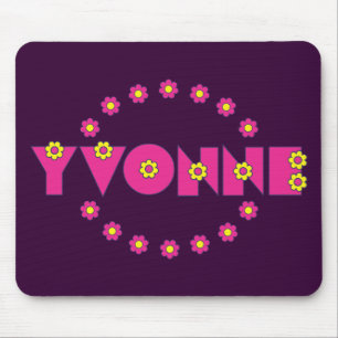 Yvonne Flores Pink Mouse Mat