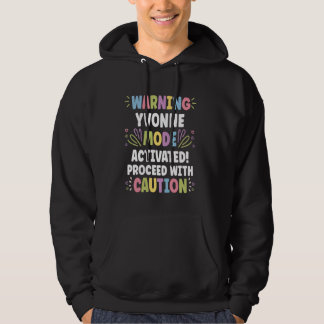 YVONNE Personalised Name Funny Cute Custom YVONNE  Hoodie