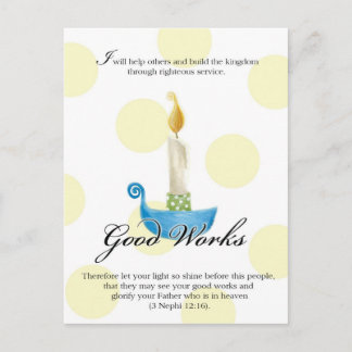 YW Value Card- Good Works Postcard