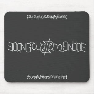YWO Ambigram Mousepad (Black)