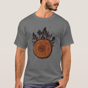 Yxm3 Funny Trees Trunk Tree Plant Lover Adventure T-Shirt