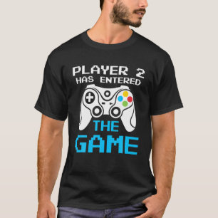 Yxwd Player 2 Has Entered The Game Gamer New Baby T-Shirt
