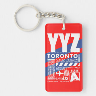 YYZ Toronto Airport Key Ring