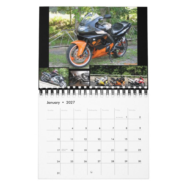 YZF600R.com 08-09 Calendar (Jan 2027)