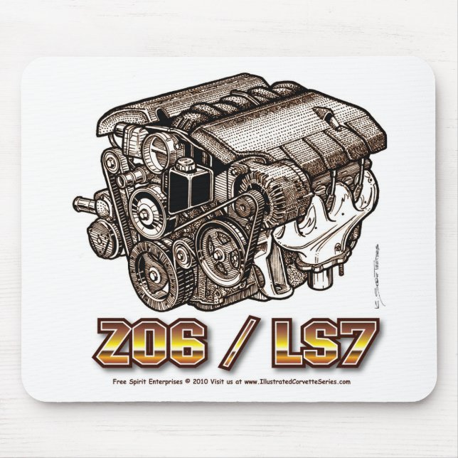 Z06/LS7 MOUSE MAT (Front)