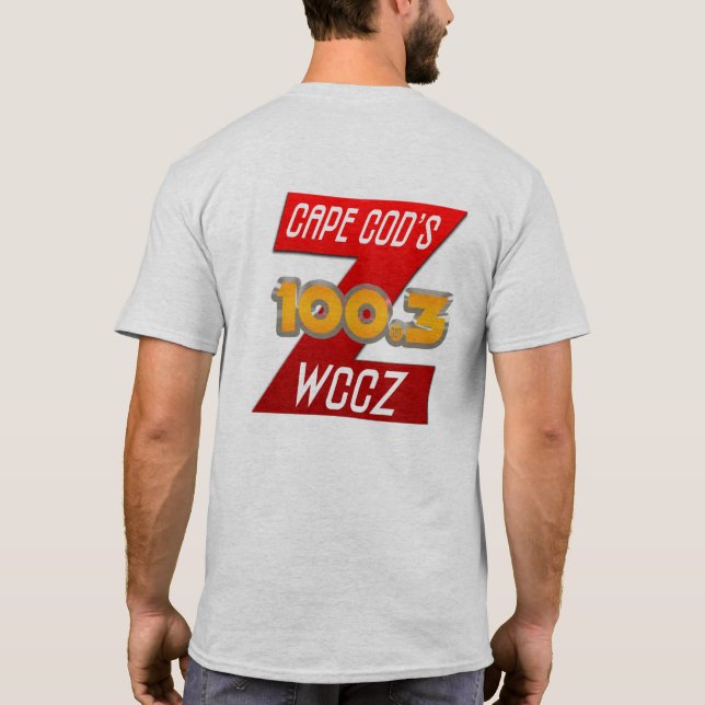 Z100.3 Logo T-shirt - Buzzard's Bay Chowder Alien (Back)