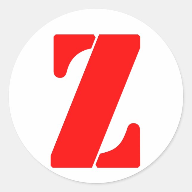 Z_2 CLASSIC ROUND STICKER (Front)