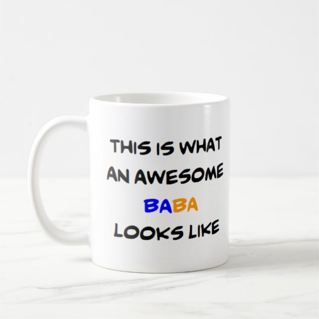 z baba2, awesome coffee mug (Left)
