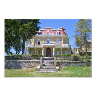 Z Bar, Spring Hall Ranch, Tallgrass Prairie Kansas Photo Print