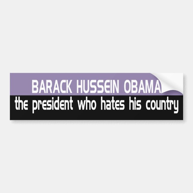 Z_bho_hates_usa Bumper Sticker (Front)