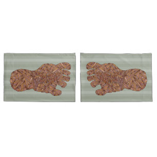 Z Bigfoot Sasquatch Track Cool Bedroom Decorator Pillowcase