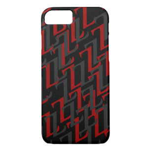 Z create your own initial pattern iPhone 8/7 case