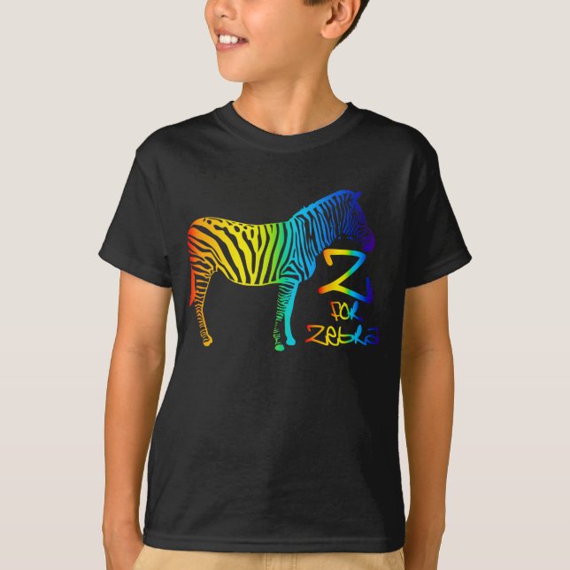 Z for Zebra T-Shirt (Front)