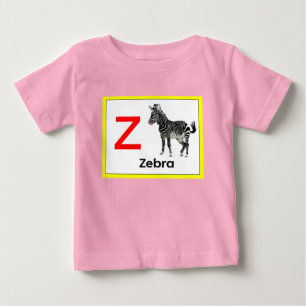 Z is for Zebra Baby T-Shirt