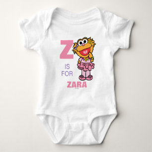 Z is for Zoe   Add Your Name Baby Bodysuit