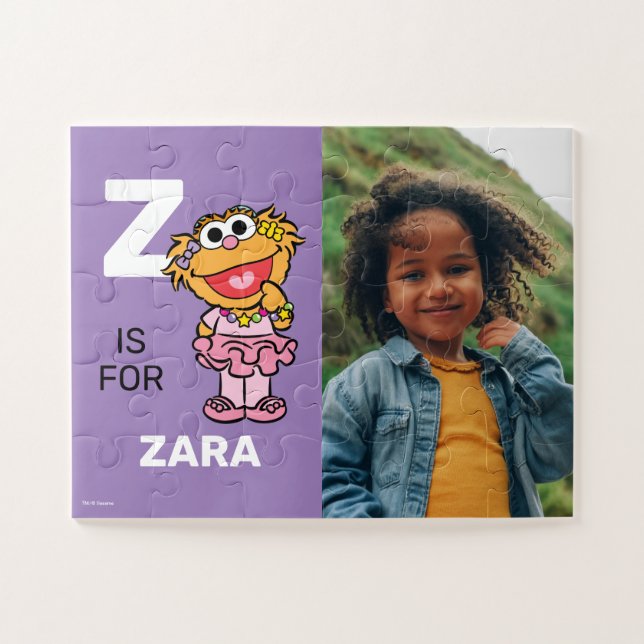 Z is for Zoe | Add Your Name Jigsaw Puzzle (Horizontal)