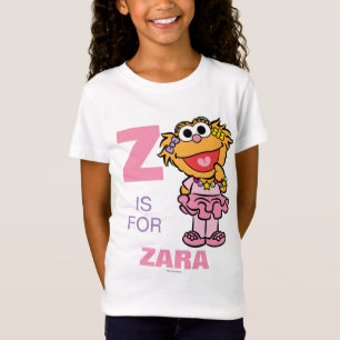 Z is for Zoe Add Your Name T-Shirt