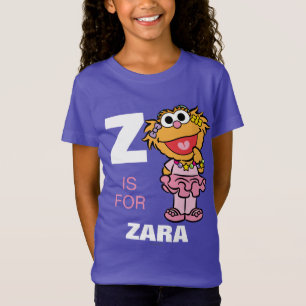 Z is for Zoe   Add Your Name T-Shirt
