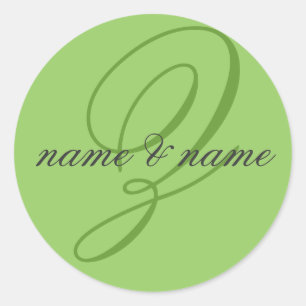 Z monogram label