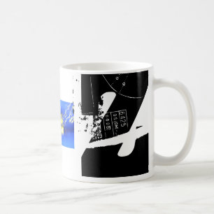 Z Monogram Typographic Grunge Cool Mug