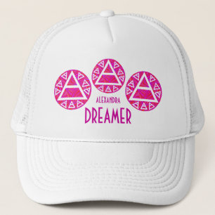 Z Red Platos Air Sign Triad Custom Dreamer Cap
