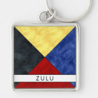 Z Zulu Nautical Signal Flag + Your Name