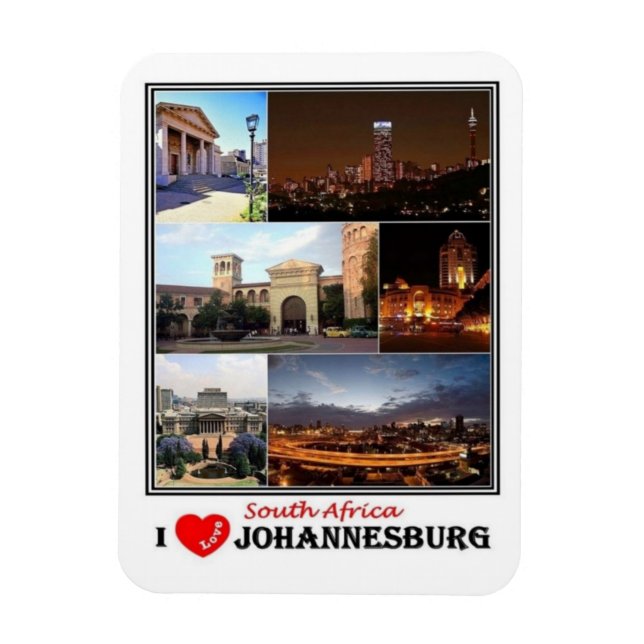 ZA South Africa - Johannesburg Joburg - Magnet (Vertical)