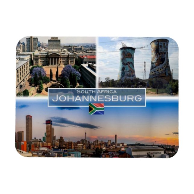 ZA South Africa -  Johannesburg Joburg - Magnet (Horizontal)