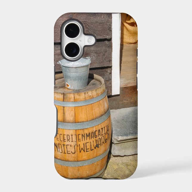 Zaanse Schans Spice Warehouse Barrel Dutch Photo (Back)