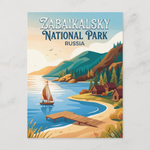 Zabaikalsky National Park Russia Postcard
