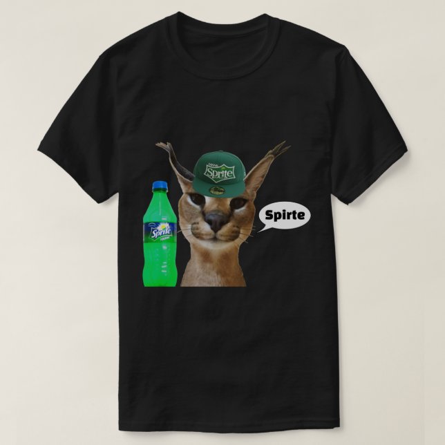 Zabloing Big Floppa Cat Meme Spirte (Fanter series T-Shirt (Design Front)
