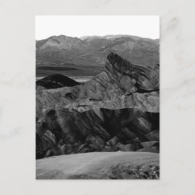 Zabriskie Point Death Valley National Park Postcard (Front)