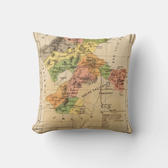 Zacatecas, Mexico Cushion (Front)