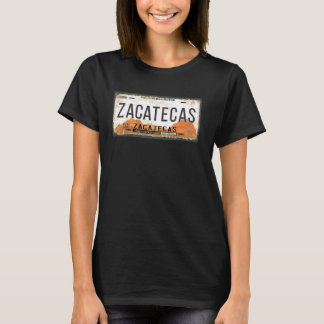 Zacatecas Mexico State License Plate T-Shirt
