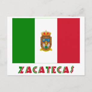 Zacatecas Unofficial Flag Postcard