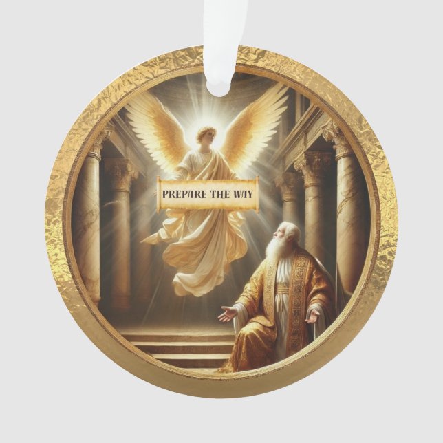 Zacharia's Vision Acrylic Ornament (Front)