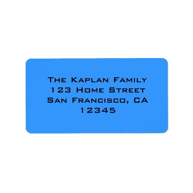 Zachary Blue Black Envelope Seal (Front)