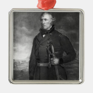 Zachary Taylor, 12th President of the United State Metal Tree Decoration
