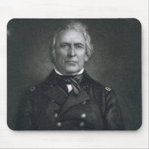 Zachary Taylor, engraved after a daguerrotype by T Mouse Mat