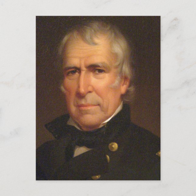 Zachary Taylor Postcard (Front)
