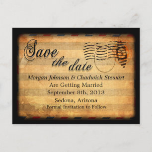 Zachée Save the Date Postcards
