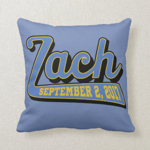 zach's bar mitzvah cushion