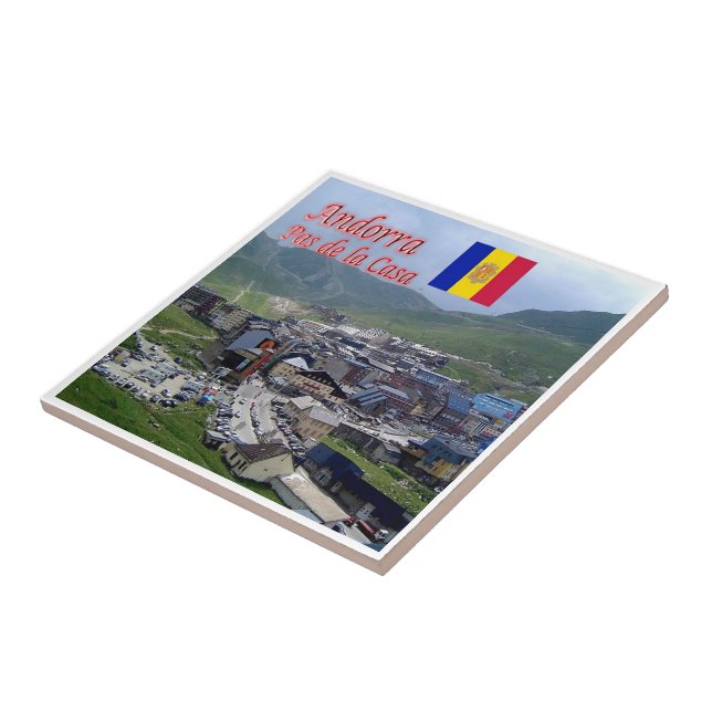 zAD005, PAS DE LA CASA, Andorra, Tile (Side)