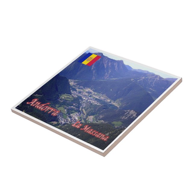 zAD012 LA MASSANA Andorra, Tile (Side)