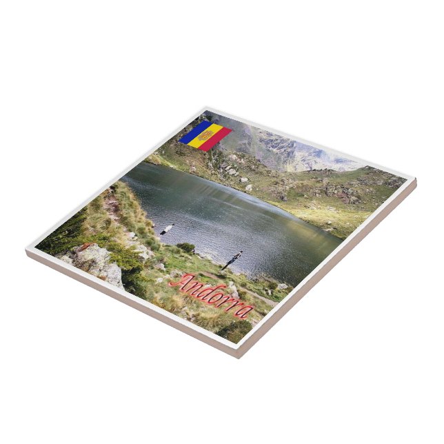 zAD015 ESTANY DE TRISTAINA DE BAIX Andorra Tile (Side)