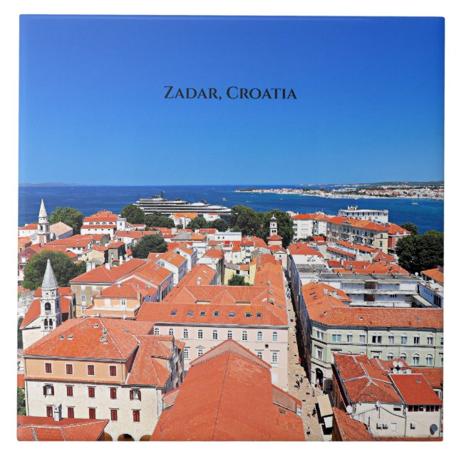 Zadar, Croatia landscape Tile (Front)