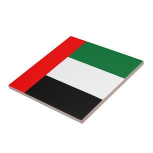 zAE001 UNITED ARAB EMIRATES FLAG UAE Tile
