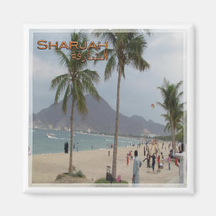 zAE018 SHARJAH, KHORFAKKAN, UAE, Asia, Fridge Magnet