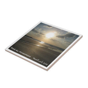 zAE025 RAS AL-KHAIMAH beach, UAE, Asia, Tile