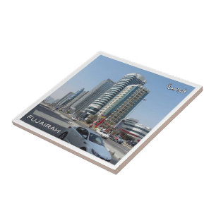 zAE030 FUJAIRAH buildings, UAE, The Middle East, Tile